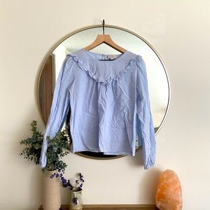 LOFT Brand Light Blue Blouse